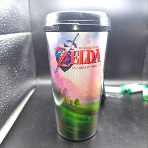 Just Funky Nintendo Zelda travel coffee cup tea tumbler unused